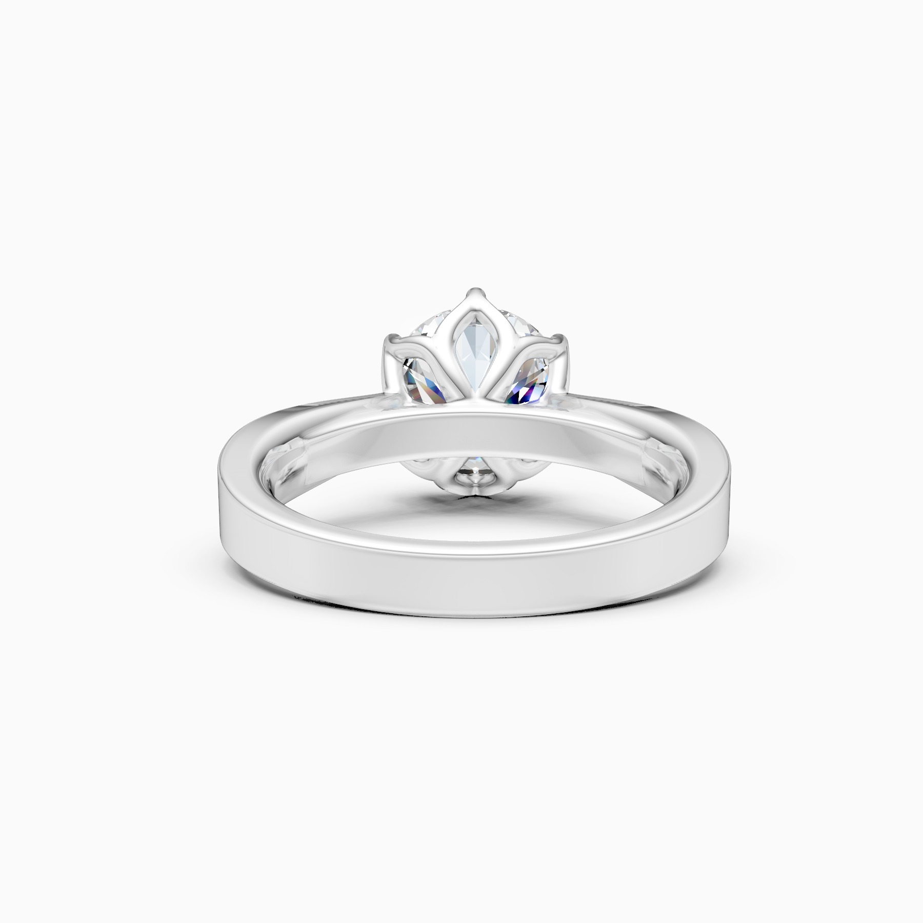 Romantic Solitaire Ring with Lab Grown Diamond